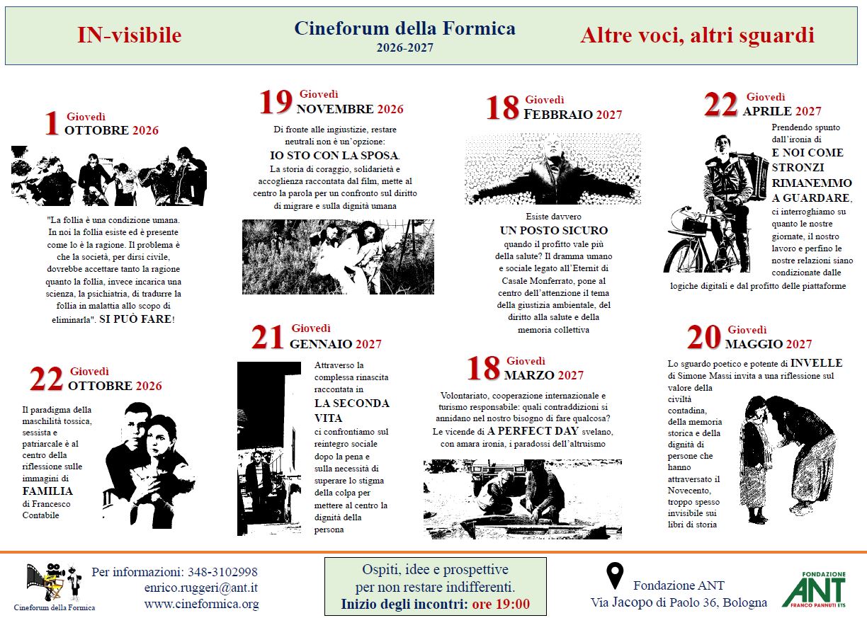 Programma Cineforum della Formica